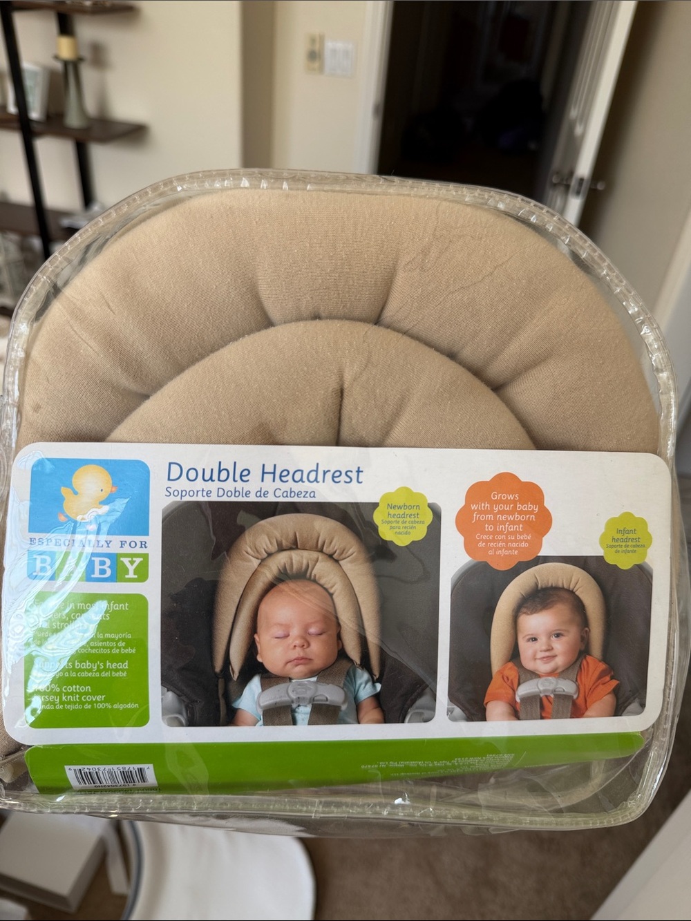 Cotton baby headrest